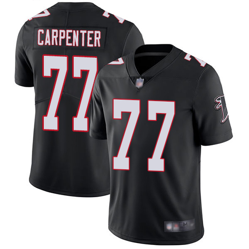 Atlanta Falcons Limited Black Men James Carpenter Alternate Jersey NFL Football #77 Vapor Untouchable